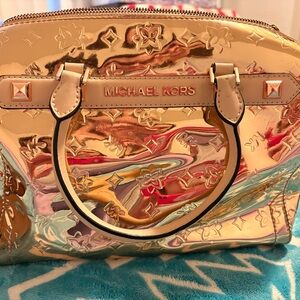 Michael Kors Gold Purse